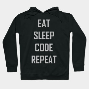 Eat sleep code repeat Hoodie